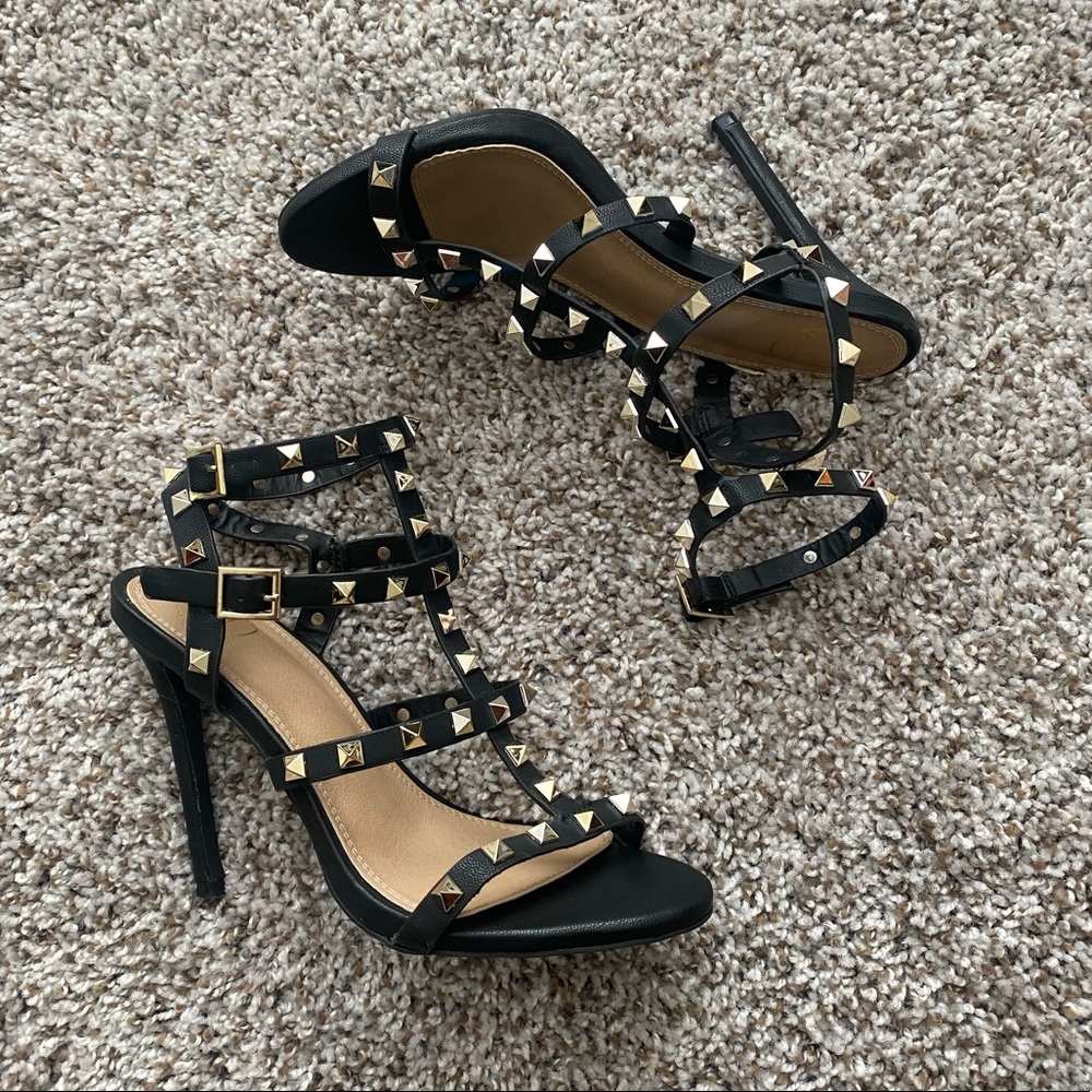 Studded Heels